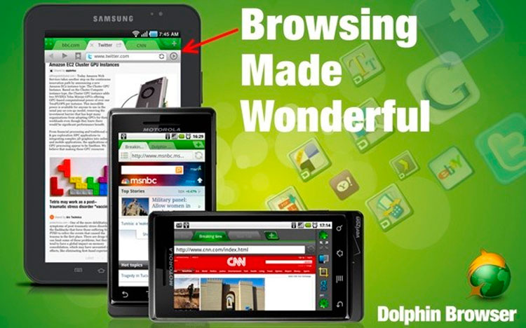 Dolphin Browser для Android